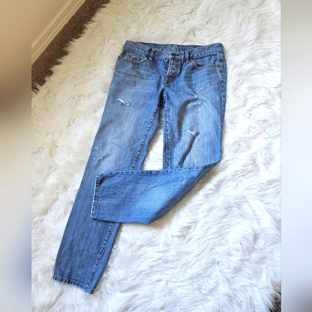 Loft Boyfriend Distressed Jean 4